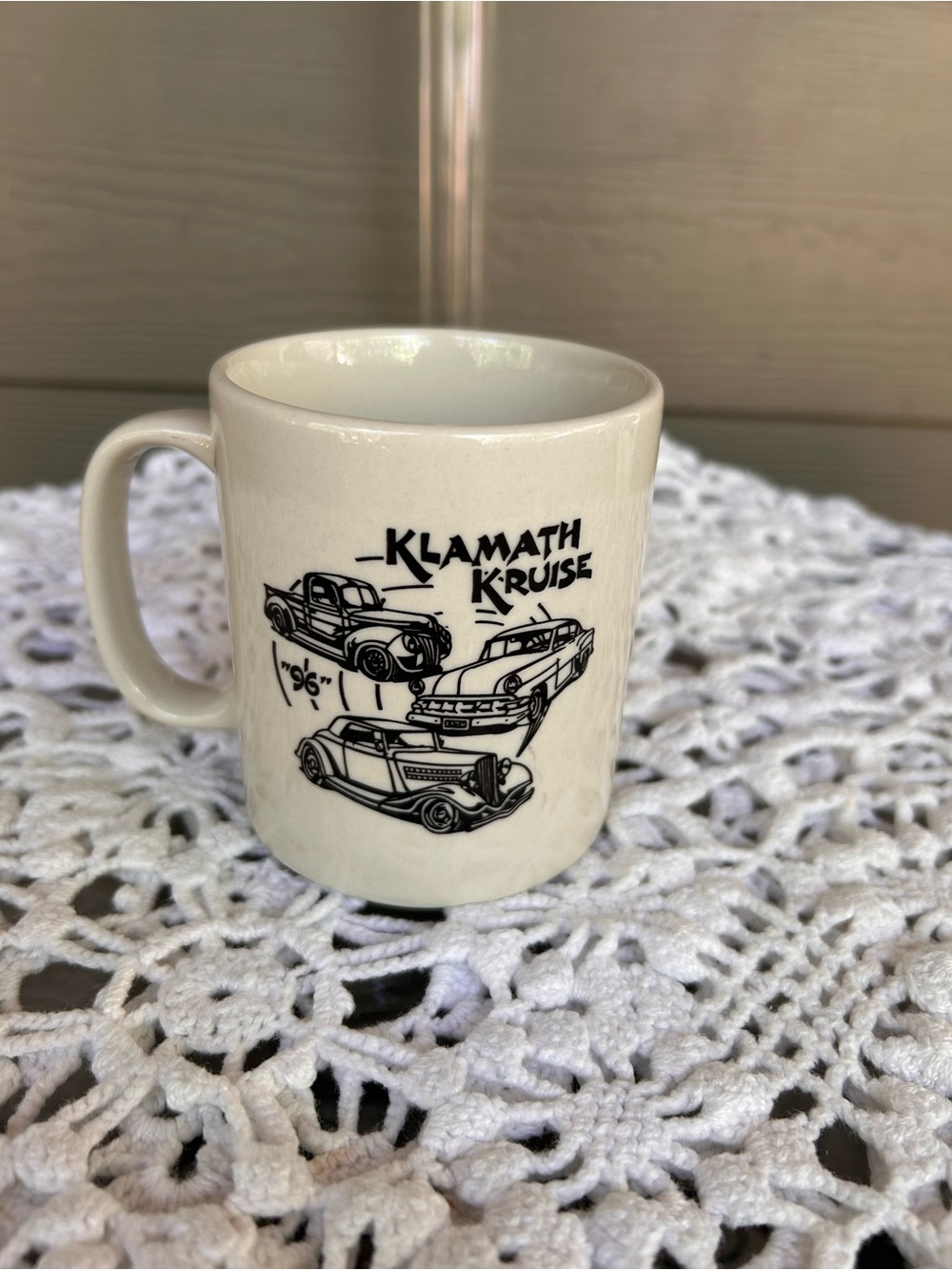Vintage Kruise of Klamath Car Show Ceramic Diner Mug